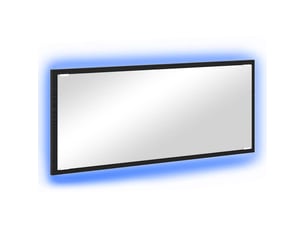Miroir de salle de bain, miroir de toilette chêne noir 90 x 8,5 x 37 cm bois d'ingénierie cf62662