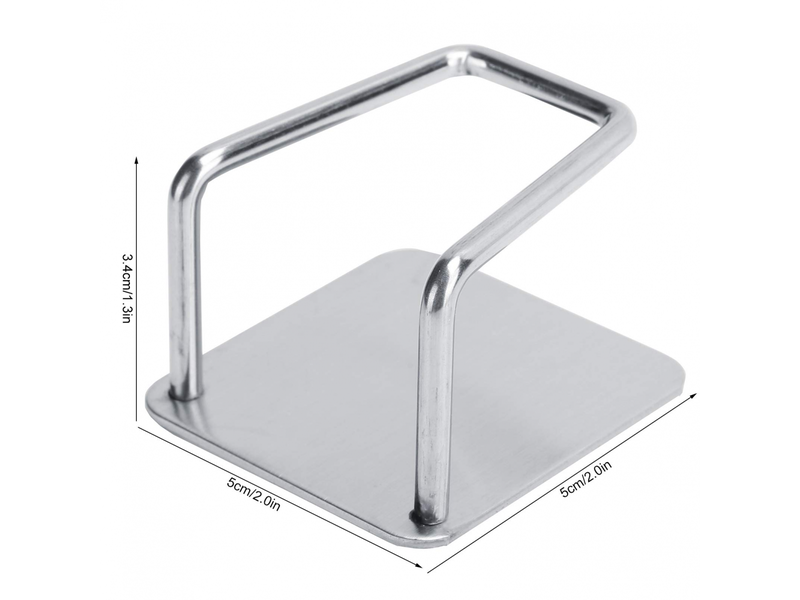 Égouttoir à éponge en acier inoxydable en forme de u pour évier, étagère de rangement pour cuisine - Conforama C