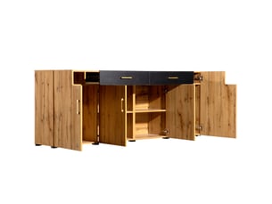 Buffet 4 porte(s) 2 tiroir(s) <strong>FLORAGRACE</strong> <strong>4071258002715</strong> - 208 cm coloris blanc