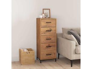 Commode 1 tiroir(s) <strong></strong> <strong></strong> coloris marron largeur 42 cm