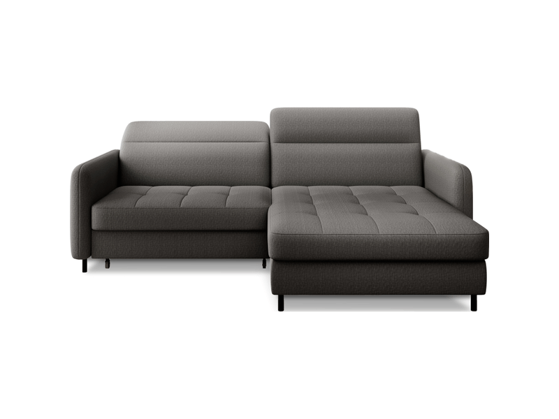  Canapé d'angle collection goumsi coloris gris foncé  - Conforama A