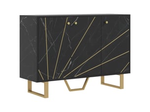 Buffet    <strong></strong> <strong></strong> - 107 cm coloris noir 
