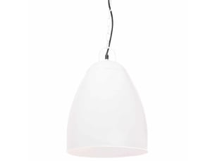 Lampe suspendue, suspension luminaire industrielle 25 w blanc rond 32 cm e27