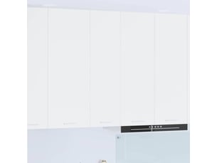 Meuble de rangement cuisine, armoire suspendue blanc 30x31x100cm bois d'ingénierie