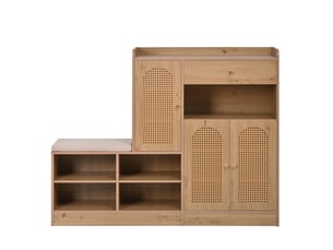 Meuble à chaussures 20 paire(s)  <strong>DZMDIP</strong>  <strong></strong> coloris bois clair