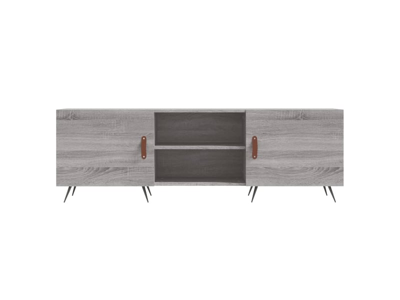  Meuble tv - banc tv - meuble de rangement sonoma gris 150x30x50 cm bois d'ingénierie  - Conforama E