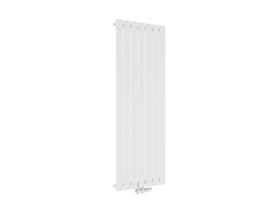 Emke radiateur à eau chaude, radiateur plat seule couche connexion centrale, montage mural vertical design, blanc 160 x 53,8 cm, 877w