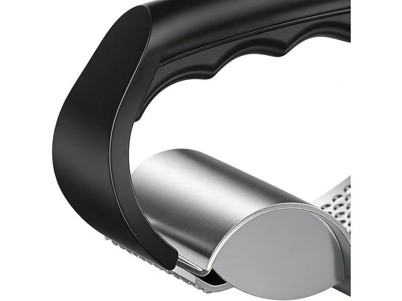 Presse-ail - ustensile de cuisine 2 en 1 avec poignée ergonomique,presse-ail en acier inoxydable facile à nettoyer pour maison restaurant cuisine b - Conforama E