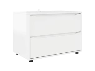 Commode 1 tiroir(s)    <strong></strong> <strong></strong> coloris blanc largeur 80 cm