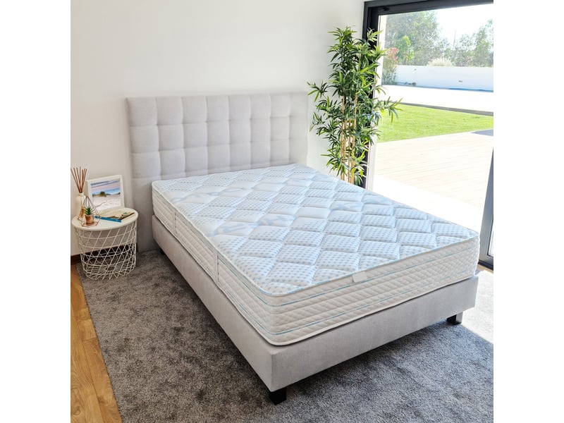  Matelas mousse hr + mémoire 140x200 cm - therm  - Conforama A