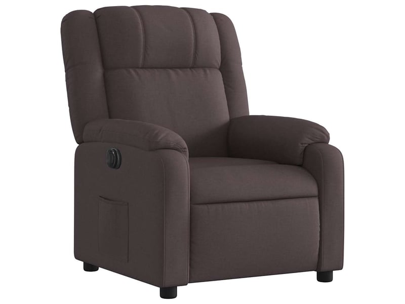  Fauteuil inclinable électrique, fauteuil relax salon marron foncé tissu shl73852  - Conforama D