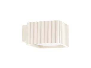 Applique riff beige gx53 aluminium moderne 6x10x12cm