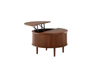 Table basse rond(e) coloris marron <strong></strong> <strong>OMNIGLINT TRADING LTD</strong>