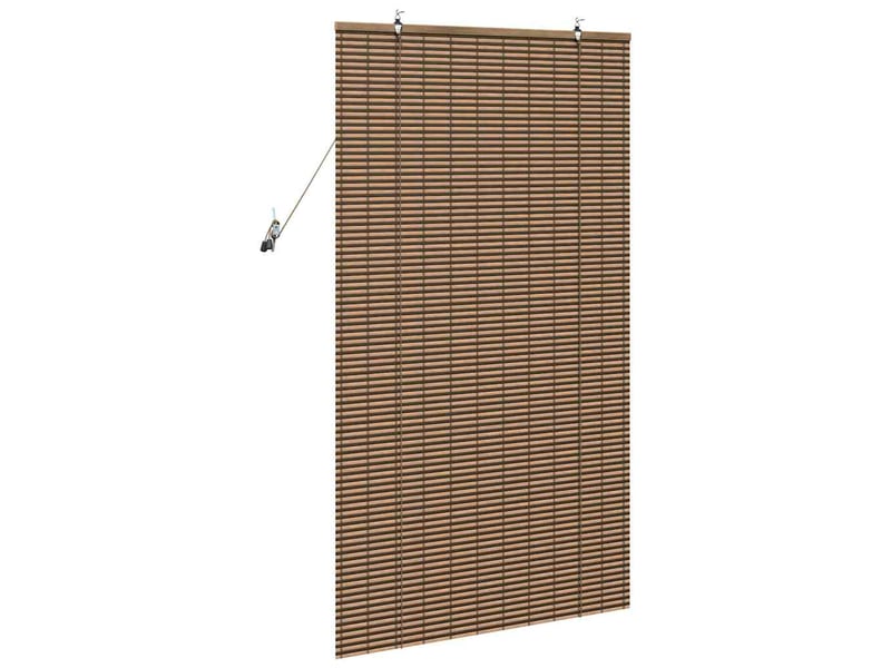  Store enrouleur - rideau enrouleur marron 80 x 160 cm bambou  - Conforama E