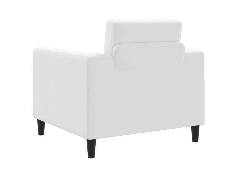  Vidaxl fauteuil blanc tissu  - Conforama E