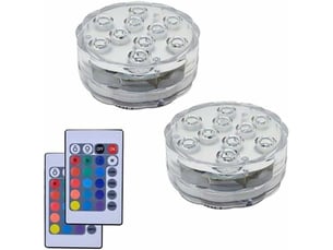 Piscine lumière rgb led ampoule télécommande sous-marin couleur vase décor bouton de plongée lumière aquarium light lampes de réservoir