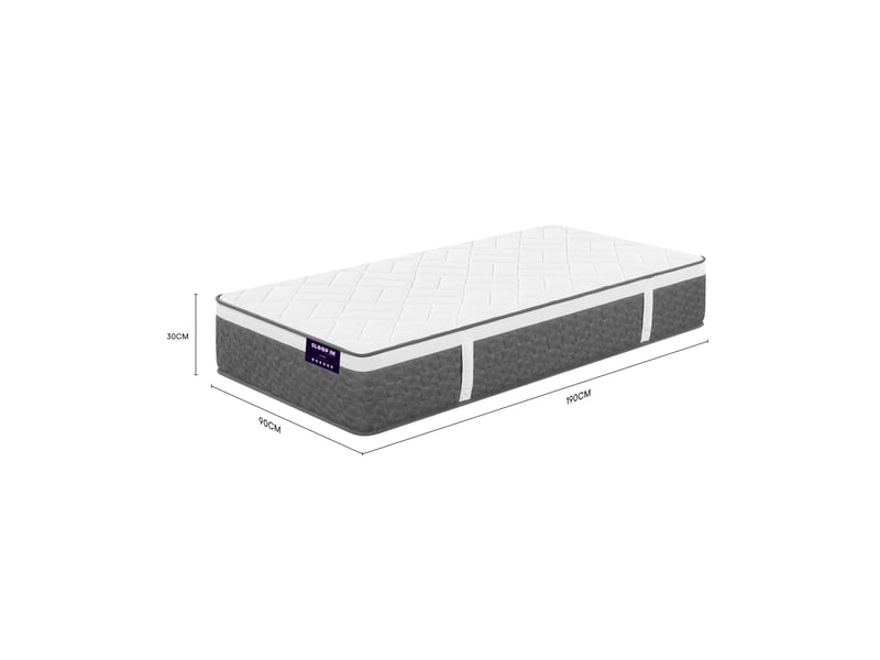  Matelas Ressorts + mémoire de forme 90x1  - Conforama H