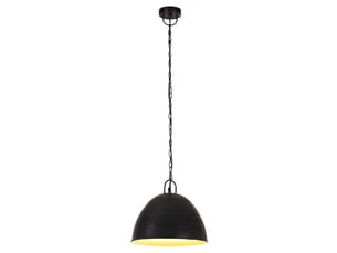Lampe suspendue, suspension luminaire industrielle vintage 25 w noir rond 31 cm e27