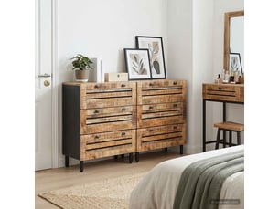 Armoire <strong></strong> <strong></strong> coloris bois clair largeur 120 cm