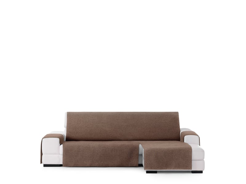 Housse de canapé méridienne m3 calme droite (vue de face) avec 2 pièces supplémentaires  - Conforama A