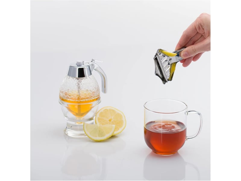  Lot de 2 petits presse-agrumes manuels en acier inoxydable - format compact et durable  - Conforama C