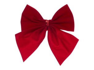 Noeud mini x10 vel rouge