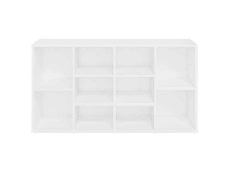  Banc à chaussures, meuble à chaussures blanc 103x30x55 cm bois d’ingénierie  - Conforama E