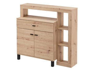 Buffet 2 porte(s)  1 tiroir(s) DMORA Banos - 106 cm coloris marron 