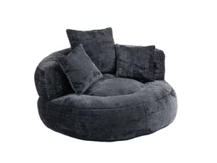 Pouf / repose pied   noir