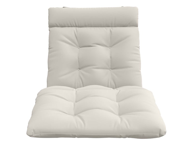  Coussin de transat, coussin pour bain de soleil vianen 100 % polyester blanc 200 x 80 x 8 cm cf56268  - Conforama D