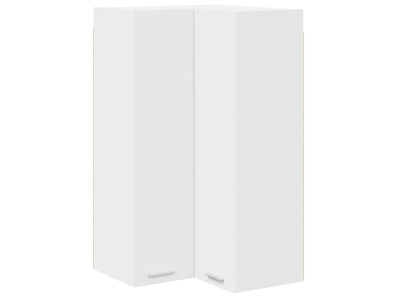  Meuble de rangement cuisine, armoire suspendue blanc 57x57x100cm bois d'ingénierie  - Conforama A
