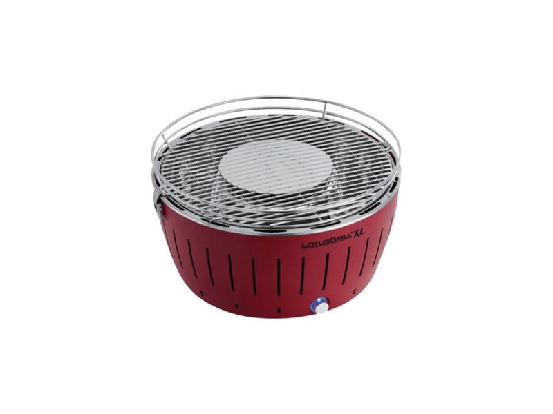 Barbecue charbon de table lotusgrill xl rouge usb 40,5 cm pour 10 personnes G-RO-435P - Conforama B