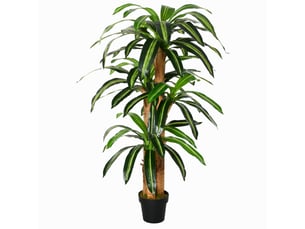 Dracaena artificiel avec 66 feuilles de mousse, plante artificielle pour jardin, balcon, bureau, décoration de salon, ø20 x 160 cm, vert