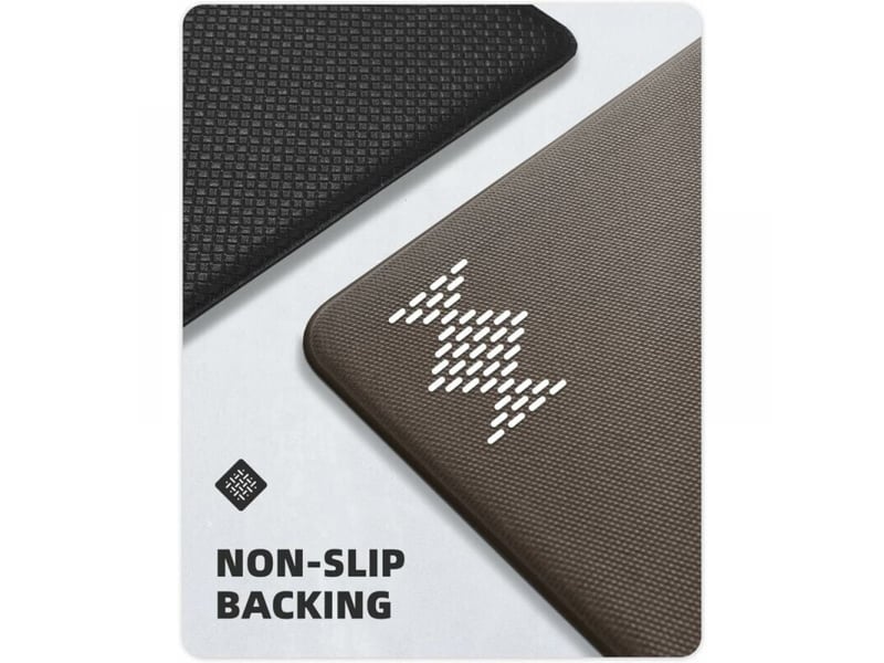  Tappeto da cucina tappeto da cucina davanti lavello tappeto corridoio pvc impermeabile tappeto passaggio lungo antiscivolo e resistente all olio noir  - Conforama E
