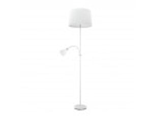 Lampadaire fabrilamp rilon e14 coloris blanc 175,5 x 40 x 40 cm