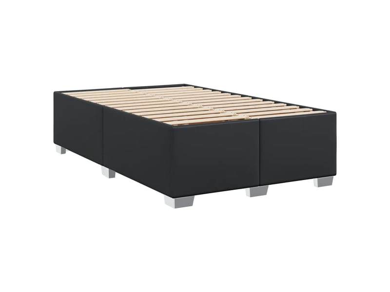  Lit double- lit adulte -  cadre de lit sans matelas noir 120x200 cm similicuir  - Conforama B