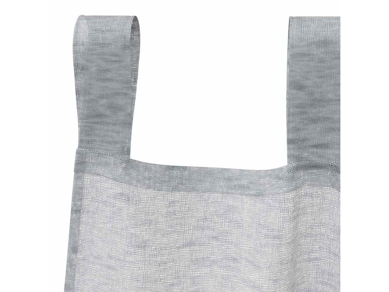  Lot de 2 rideaux en voile, voilage gris foncé 245 x 140 cm polyester cf43928  - Conforama E
