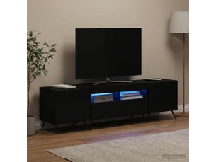 Meuble tv coloris noir 49 cm <strong></strong>  <strong></strong>