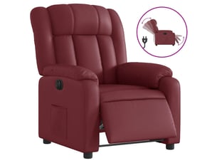Fauteuil fixe Tissu rouge