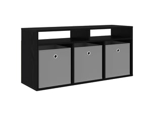 Meuble tv coloris noir 102 cm <strong></strong>  <strong></strong>