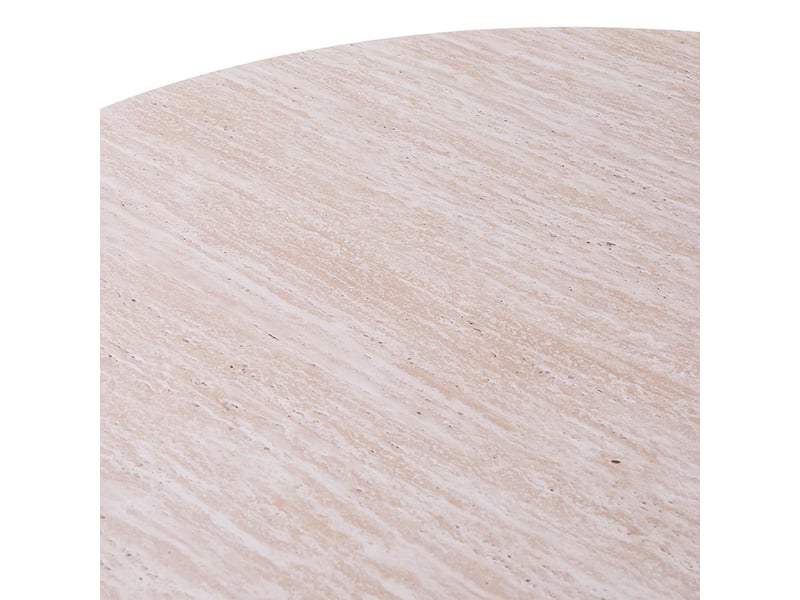  80 table basse ronde couleur travertin d80 cm  - Conforama E