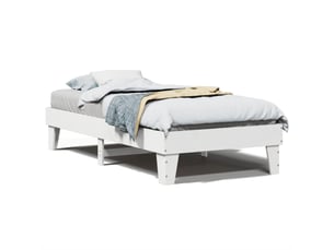 Lit simple 90x200 cm    coloris blanc