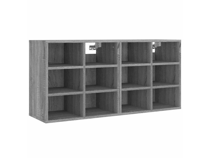  Armoires à chaussures 2 pcs, meuble à chaussures sonoma gris 52,5x30x50 cm  - Conforama D