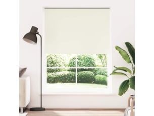 Store enrouleur occultant, store à rouleau 144,4 x 230 cm, largeur du tissu 140 cm, blanc cassé cf45434