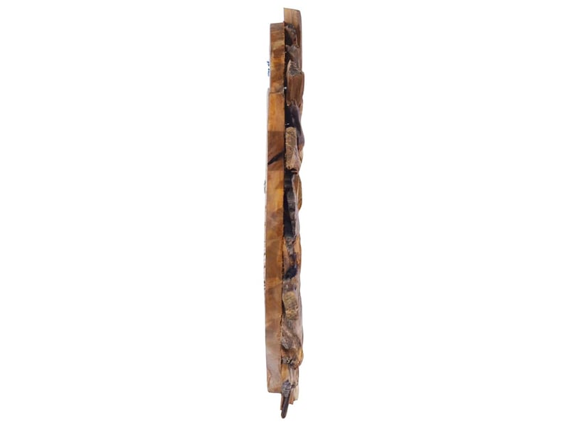  Miroir mural 40 cm teck rond cf62801  - Conforama C