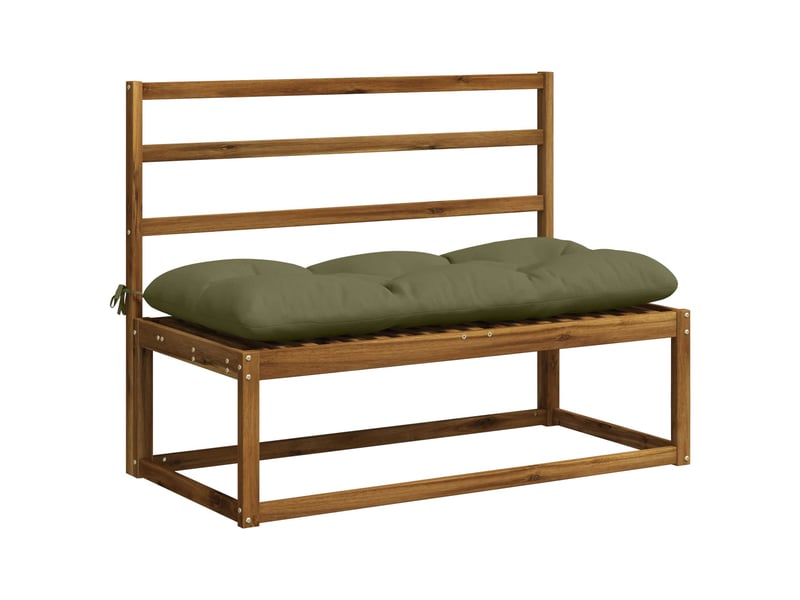  Lot de 2 coussins de banc, coussins d'assise vianen 100 % polyester vert olive cf57682  - Conforama C