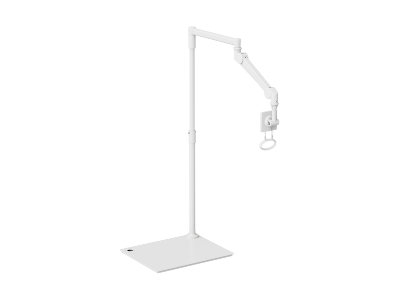  Support de sol articulé pour moniteur médical 17-32, base large  - Conforama A