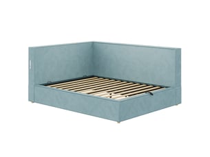 Lit coffre 140x200 cm DZMDIP   coloris bleu
