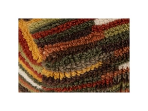Pouf / repose pied PARIS PRIX  multicolore