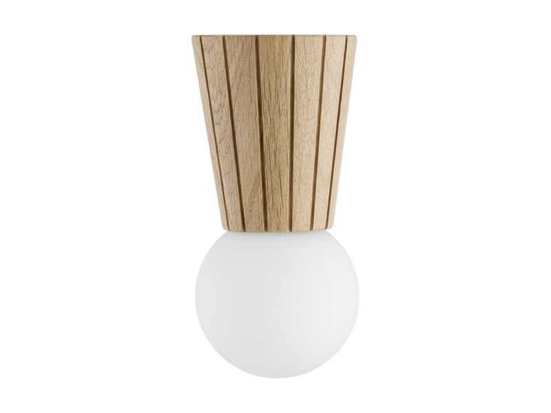  Argon volante plafonnier volante globe en bois de chêne naturel g9, ip44  - Conforama E